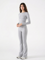 COTTON ROUND NECK LONG SLEEVE