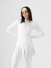 QUARTER ZIP LONG SLEEVE TOP