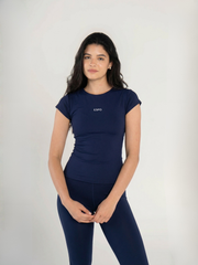 ROUND NECK CAP SLEEVE