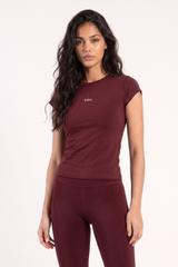 ROUND NECK CAP SLEEVE