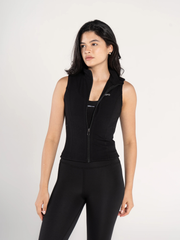 SLEEVELESS SCULPTED JACKET