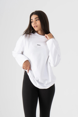 OVERSIZED COTTON LONG SLEEVE T-SHIRT