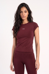 ROUND NECK CAP SLEEVE