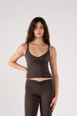 RUCHED TANK TOP