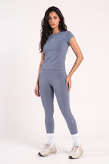 ROUND NECK CAP SLEEVE