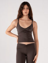 RUCHED TANK TOP