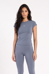 ROUND NECK CAP SLEEVE