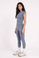 ROUND NECK CAP SLEEVE