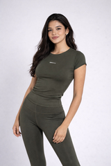 ROUND NECK CAP SLEEVE