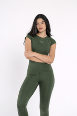 ROUND NECK CAP SLEEVE