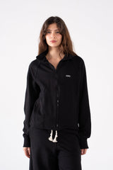 LIGHT WEIGHT HIGH NECK OVERSIZED JACKET