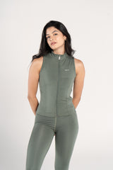 SLEEVELESS SCULPTED JACKET