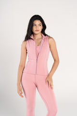 SLEEVELESS SCULPTED JACKET