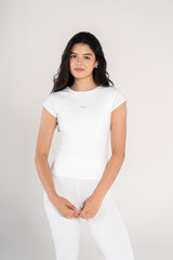 ROUND NECK CAP SLEEVE