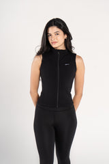 SLEEVELESS SCULPTED JACKET