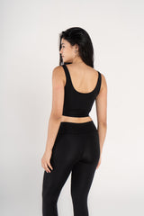 ZIP-FRONT SPORTS BRA