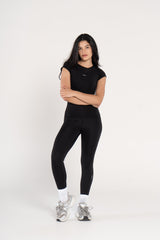 ROUND NECK CAP SLEEVE