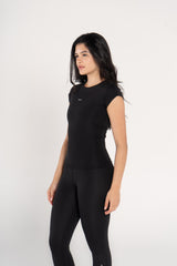 ROUND NECK CAP SLEEVE