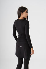 ROUND NECK LONG SLEEVE TOP