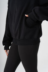 HIGH NECK OVERSIZED JACKET