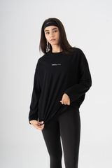 OVERSIZED COTTON LONG SLEEVE T-SHIRT