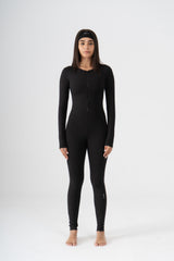 ZIPPER LONG SLEEVE JUMPSUIT