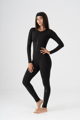 ZIPPER LONG SLEEVE JUMPSUIT