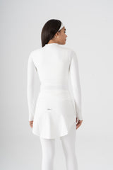 QUARTER ZIP LONG SLEEVE TOP