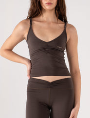 RUCHED TANK TOP