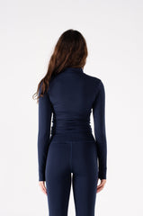 QUARTER ZIP LONG SLEEVE TOP