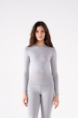 COTTON ROUND NECK LONG SLEEVE