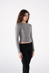 COTTON ROUND NECK LONG SLEEVE