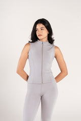 SLEEVELESS SCULPTED JACKET