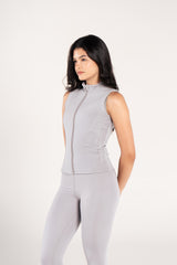 SLEEVELESS SCULPTED JACKET