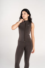 SLEEVELESS SCULPTED JACKET