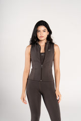 SLEEVELESS SCULPTED JACKET