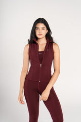 SLEEVELESS SCULPTED JACKET