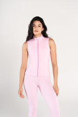 SLEEVELESS SCULPTED JACKET