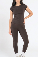 ROUND NECK CAP SLEEVE