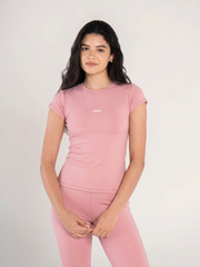 ROUND NECK CAP SLEEVE