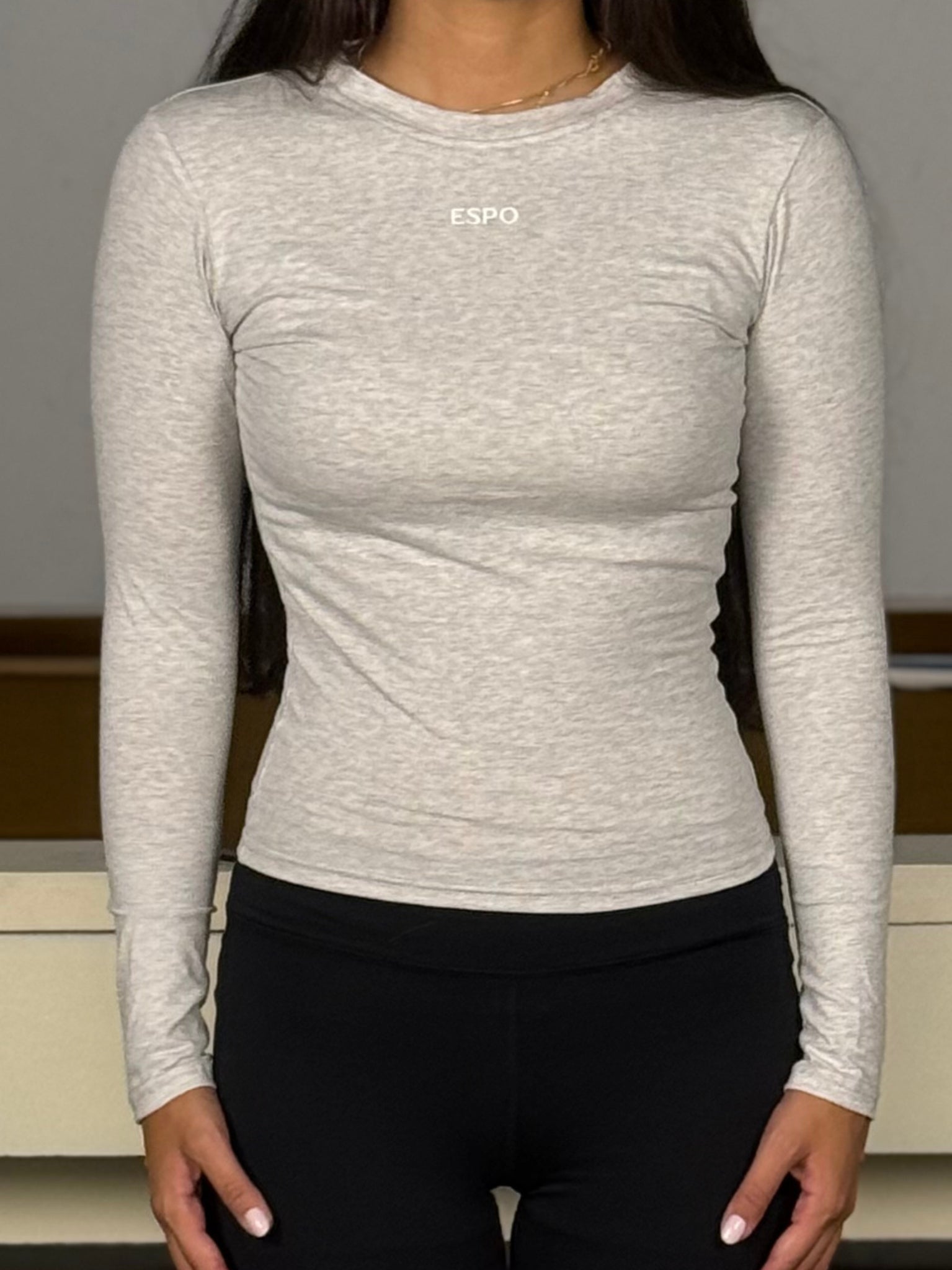 COTTON ROUND NECK LONG SLEEVE