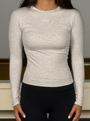 COTTON ROUND NECK LONG SLEEVE