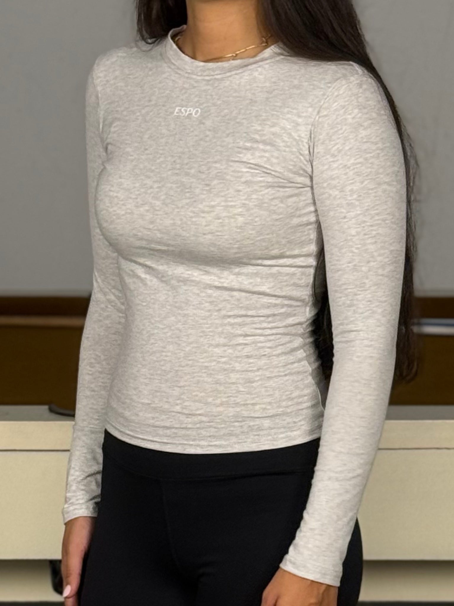 COTTON ROUND NECK LONG SLEEVE