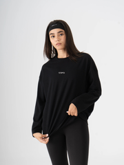 OVERSIZED COTTON LONG SLEEVE T-SHIRT