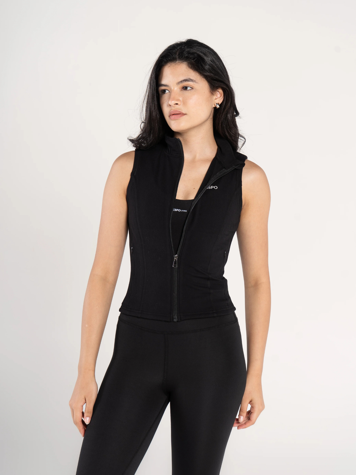 SLEEVELESS SCULPTED JACKET