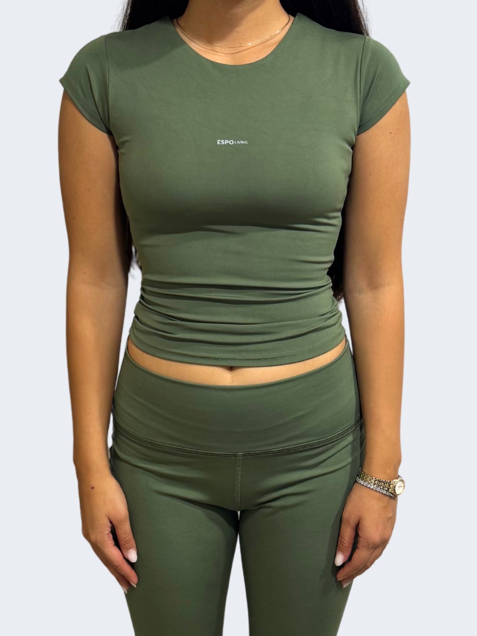 ROUND NECK CAP SLEEVE