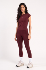 ROUND NECK CAP SLEEVE
