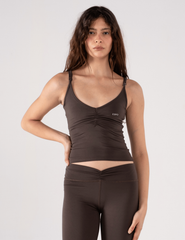 RUCHED TANK TOP