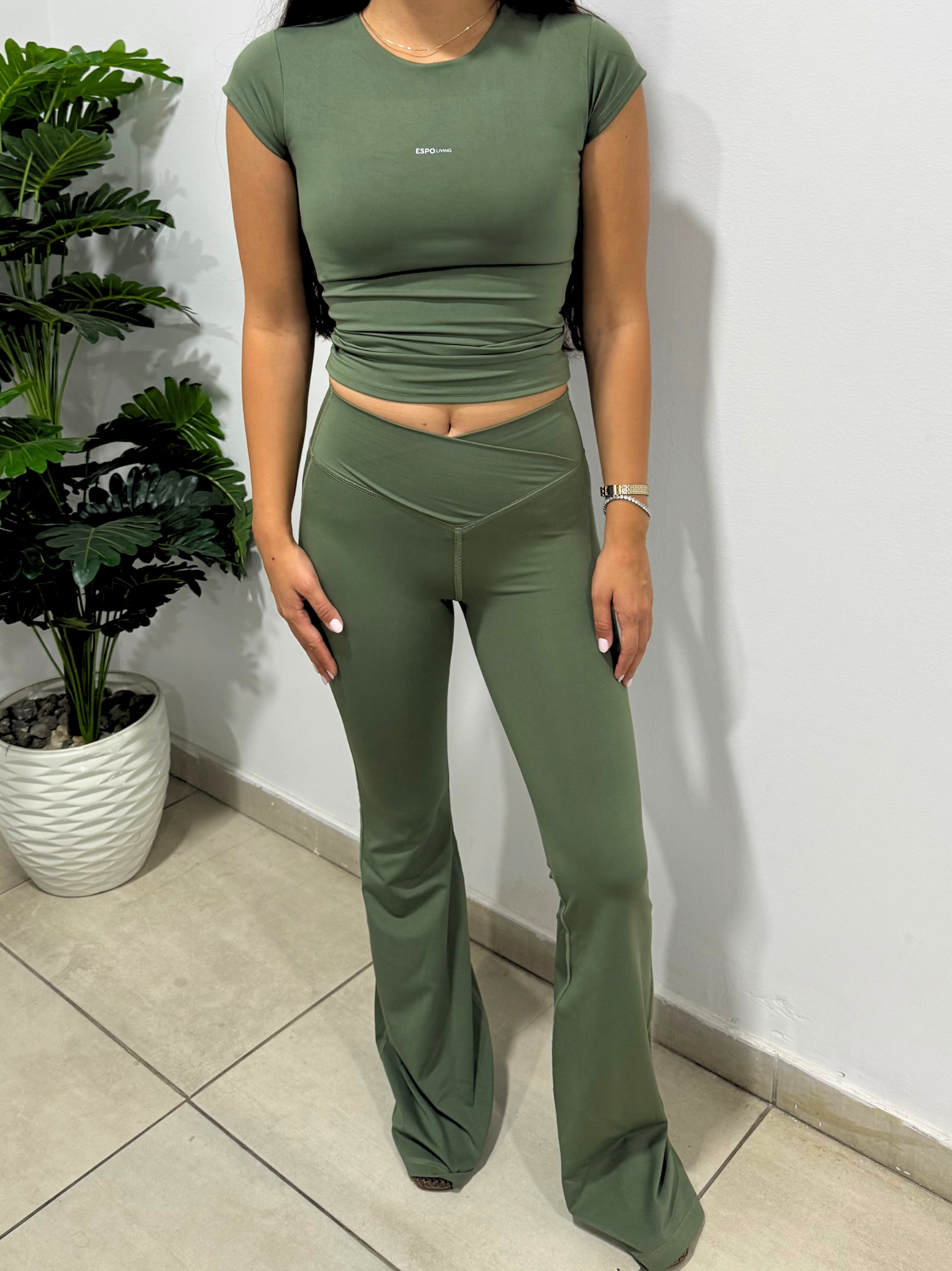 WRAP OVER YOGA PANTS