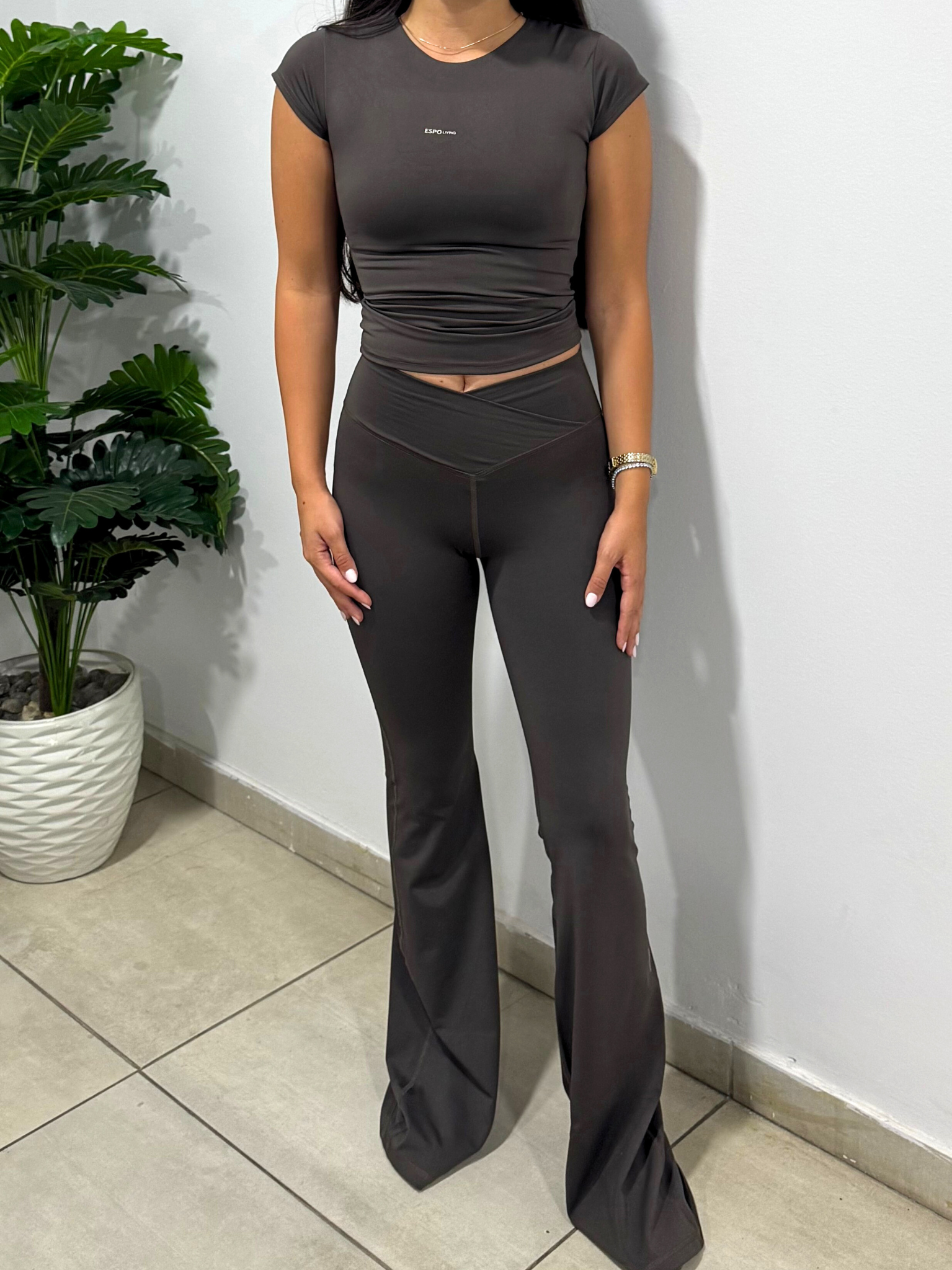 WRAP OVER YOGA PANTS